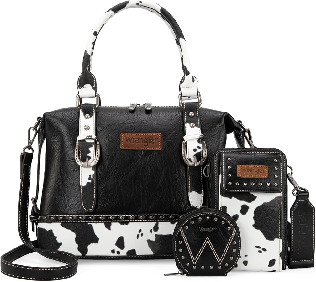 Amazon.com: Wrangler 3Pcs Doctor Bag Set for WomenTop Handle Purse
